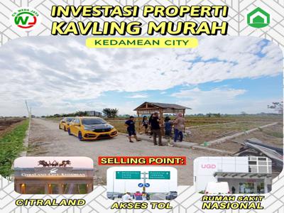 Tanah Kavling Murah Kredit - Kedamean City Dekat Proyek Negara