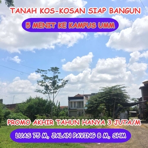 Di Jual Kavling Kos Tasikmadu