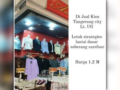 Dijual Kios Strategis di Tangcity Mall Tangerang