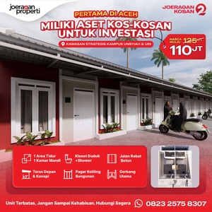 Dijual Unit Kos untuk investasi di Unsyiah & UIN Darussalam Banda Aceh