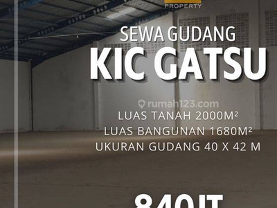 Disewakan Gudang Bagus Lb 1.680 Lt 2000 di Kic Gatsu, Semarang