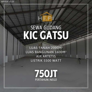 Disewakan Gudang di KIC Gatot Subroto Semarang Barat