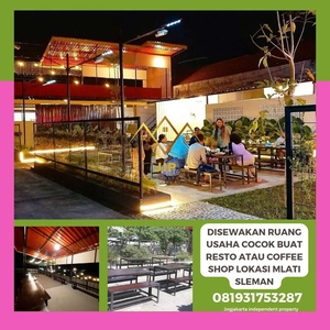 Disewakan ruang usaha cocok buat resto atau coffee shop