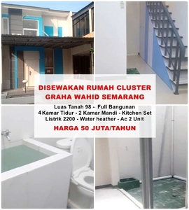 disewakan rumah di graha wahid semarang