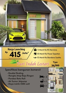 Promo Launching Rumah Cluster di Sepatan Tangerang