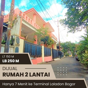 Rumah 2 Lantai Siap Huni, Dekat Pusat Kota Bogor