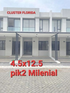 Rumah 4,5x12.5 PIK2 Milenial Cluster Florida 30juta