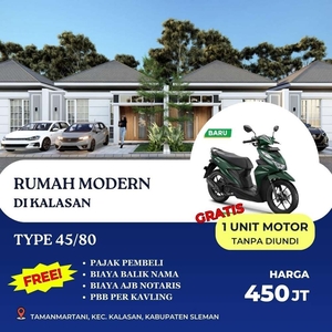 Rumah ASri Harga Terjangkau 400 Jt-an All In dekat Jl Jogja Solo