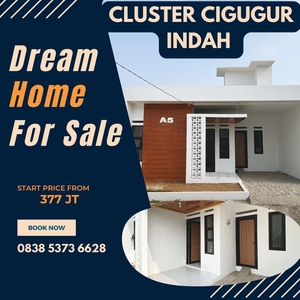 Rumah Cluster di dekat Gegerkalong Bandung DP RINGAN CICILAN MURAH