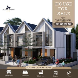 Rumah Dijual 4kamar Aranya Avenue Depok Sleman Maguwo Yogya