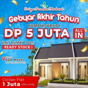 Rumah Idaman 5 Jt All In Angsuran Cuma 1 Jtan Saja