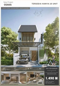 Rumah Japandi Style 1.49M di Ranco Indah, Tanjung Barat