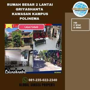 Rumah Murah 2 lantai dekat kampus UB Malang*