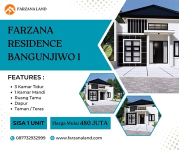 Rumah Murah Sisa 1 Unit, Harga cuma 400 Juta Lok dkt Kampus UMY