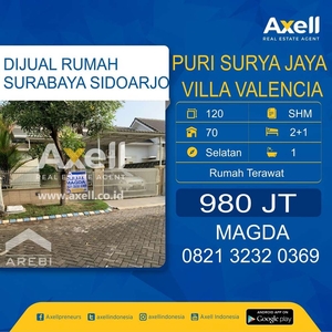 Rumah Puri Surya Jaya Sidoarjo Dijual