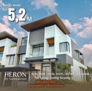 Rumah Super Mewah Luxury ARDEA Heron Springs Summarecon Gading Serpong