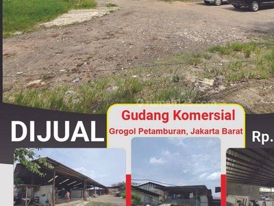 Strategis Gudang Sekaligus Kavling Komersial, Jakarta Barat