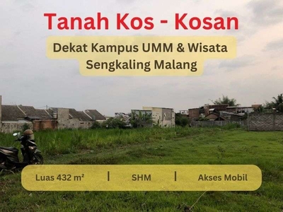 Tanah Area Kampus UMM Malang, Cocok Untuk Bangun Kos