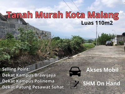 Tanah Dekat Area Suhat Kota Malang, Siap Bangun Kos LM17