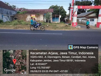 Tanah pinggir jalan raya propinsi