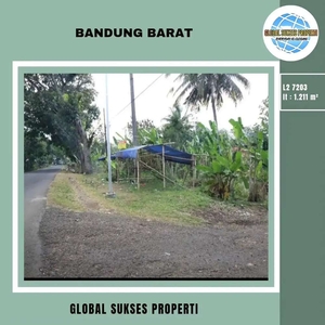 Tanah Poros jalan murah di Bandung Barat