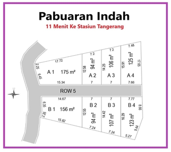 Tanah SHM Dekat Stasiun Tangerang. Mulai 5 Jt-an Per Meter.