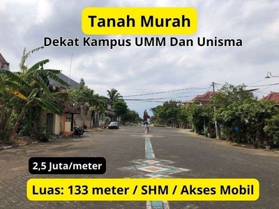 Tanah Tersedia 4 Kavling Bersebelahan Kota Malang LM21