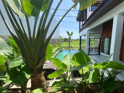 2 Bedroom Villa Tanah Lot Furnished Baru Rice Field View Hs - Hak Sewa Baru di jalan tanah lot, Tanah Lot