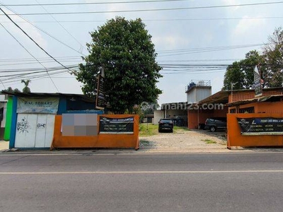Dijual Gudang Bekas Pabrik Pinggir Jalan di Cimuning Bekasi