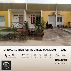 Dijual Rumah Cipta Green Mansion - Tiban