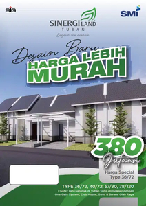 DIJUAL RUMAH MODERN MURAH LOKASI STRATEGIS-SINERGI LAND TUBAN 36/72