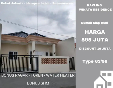 Dijual Rumah Murah Siap Huni Di Bekasi utara