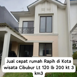 Dijual rumah nyaman Siap Huni Kota Wisata