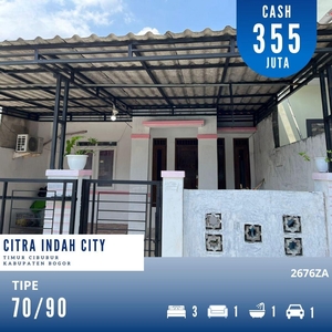 Dijual Rumah Siap Huni Tipe 70/90 Citra Indah City (2676ZA)