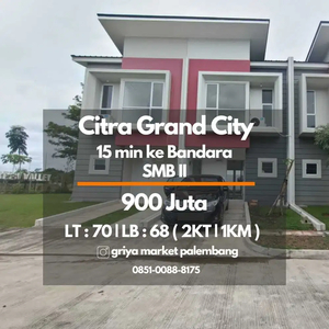 Dijual rumah startegis Citra Grand City Talang Kelapa Palembang