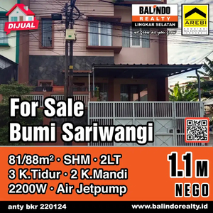 Dijual Rumah Terawat Siap Huni Di Bumi Sariwangi