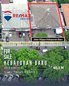 Dijual Rumah tua terawat di Kebayoran Baru. Daerah komersial