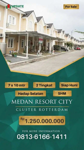 Dijual Rumah Villa Komplek Medan Resort City JL Karya Jaya