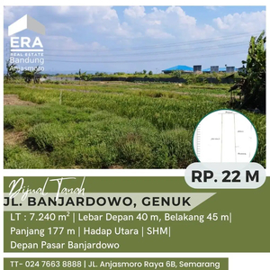 Dijual Tanah di Jl. Banjardowo, Genuk