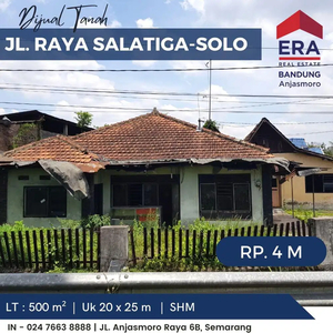 Dijual Tanah di Jl. Raya Salatiga, Solo