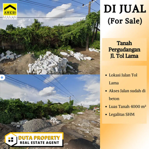 Dijual Tanah Pergudangan Jalan Tol Lama Makassar