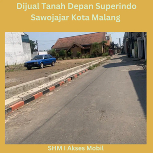 Dijual Tanah pojok Dekat Superindo Sawojajar Kota Malang