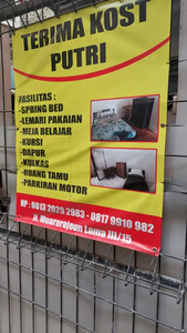 Dikontrakan / kost kamar di daerah surapati