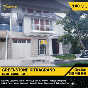 DISEWA Rumah Mewah Tengah Kota Furnished CitraGrand Tembalang Semarang