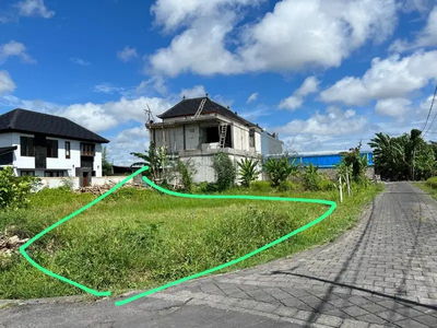 FOR SALE TANAH PLOT KECIL VIEW SAWAH LINGKUNGAN VILLA