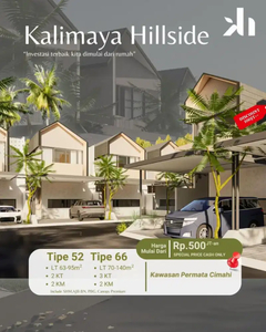 Hot Promo Kalimaya Hillside rumah murah 2 Lantai di Permata cimahi
