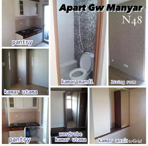 Jual Apartemen Gunawangsa Manyar dkt klampis,semolowaru,nginden,ngagel