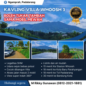 Jual kavling tanah cocok untuk Villa di Bandung