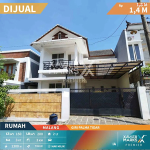 N056 Rumah Dijual Kondisi Terawat dan Siap Huni Tidar Malang