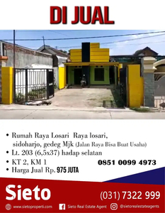 PROMO Dijual Rumah Raya Losari, Gedeg Mojokerto, Harga Jual 975juta